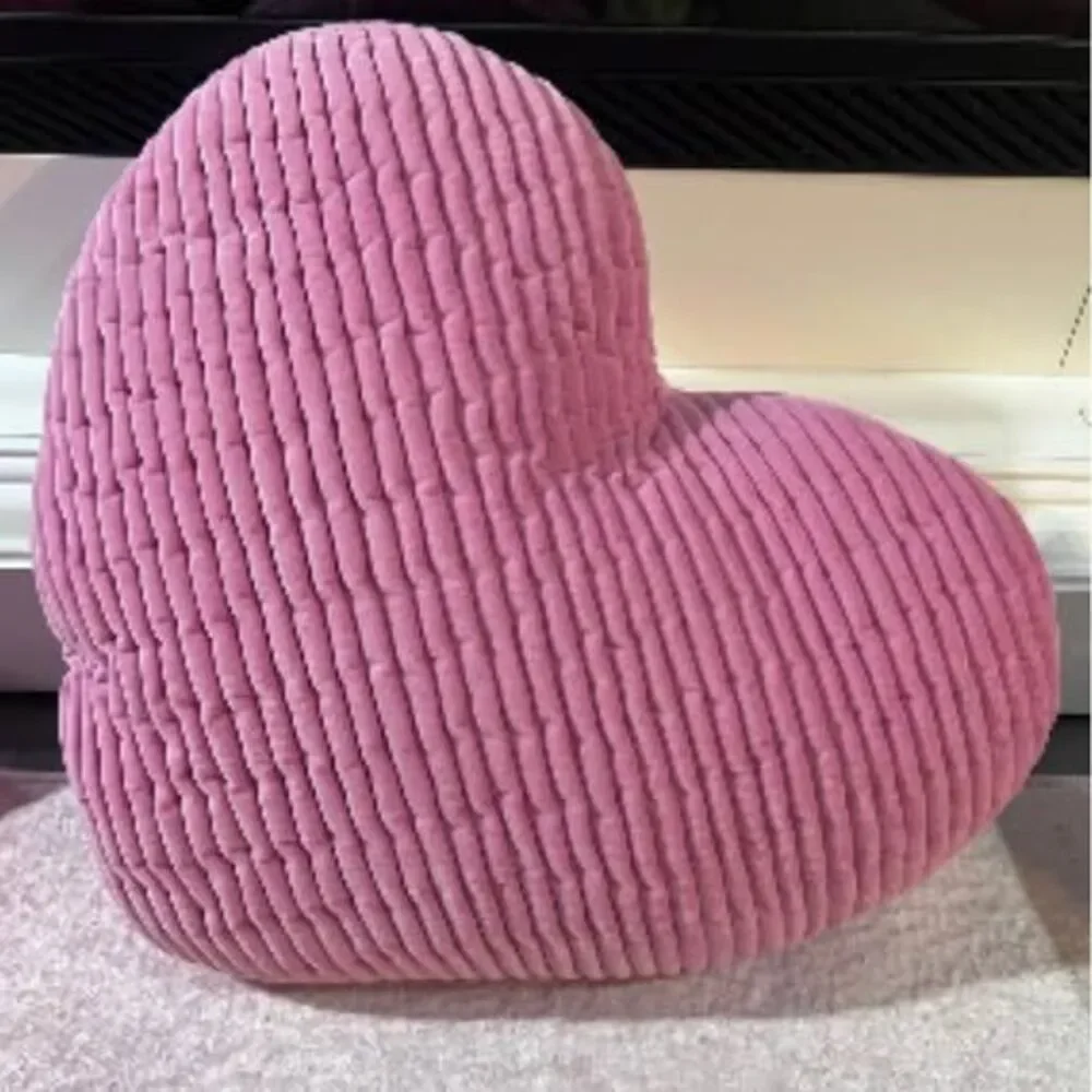 Target two decorative pillows round and heart shaped **NEW